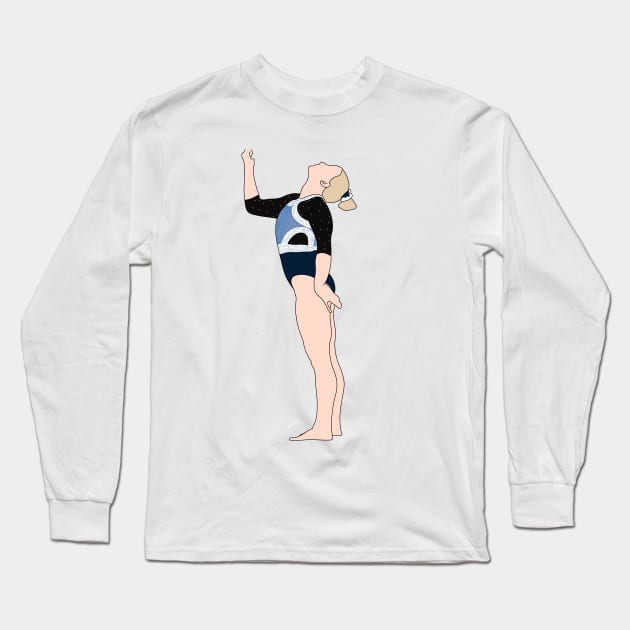 Jade Carey 2022 National Championships Long Sleeve T-Shirt by Coach Alainne Designs